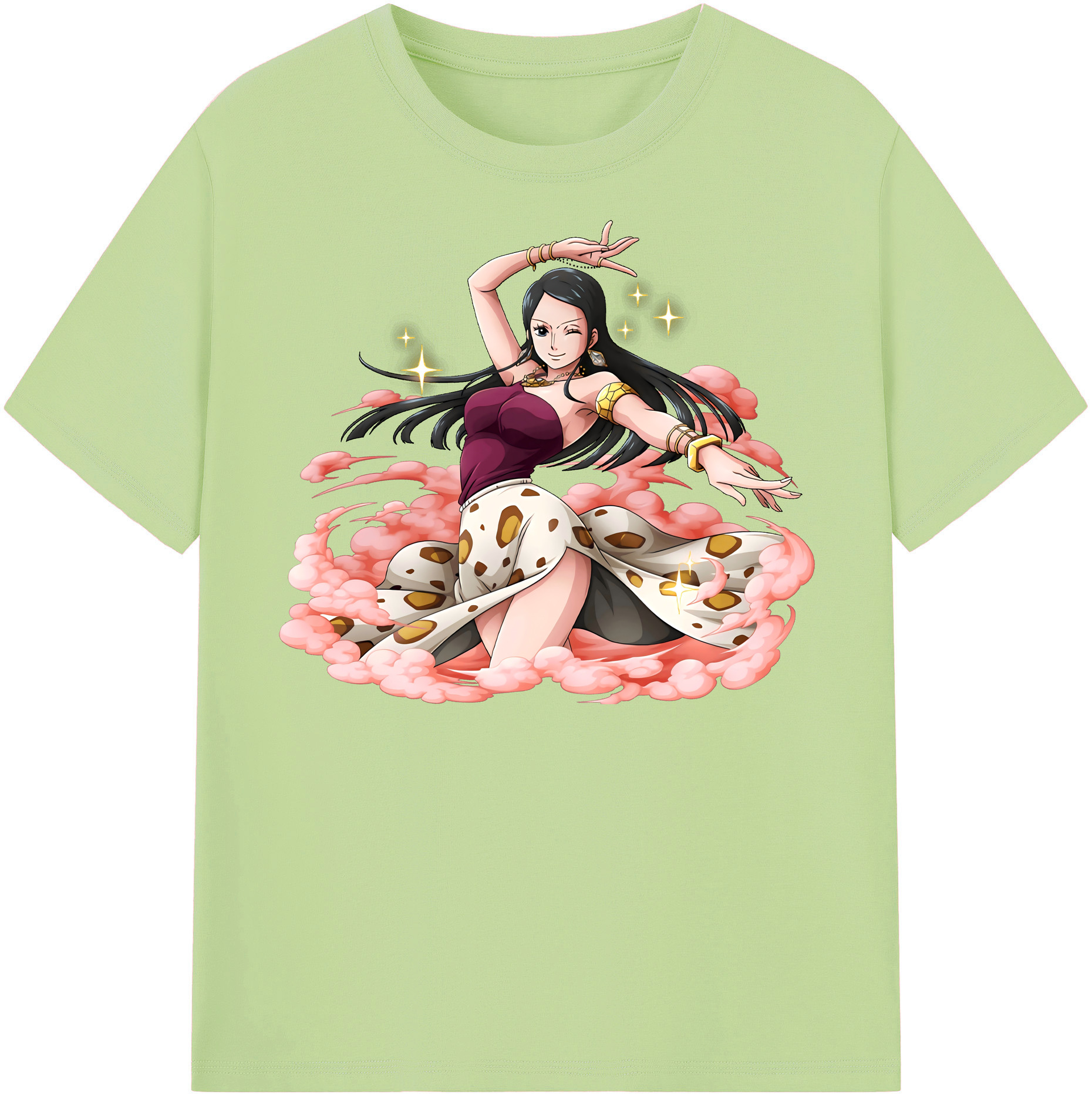 ワンピース ニコ・ロビン ONE PIECE Nico Robin 綿100％半袖Tシャツ（フロントプリント）